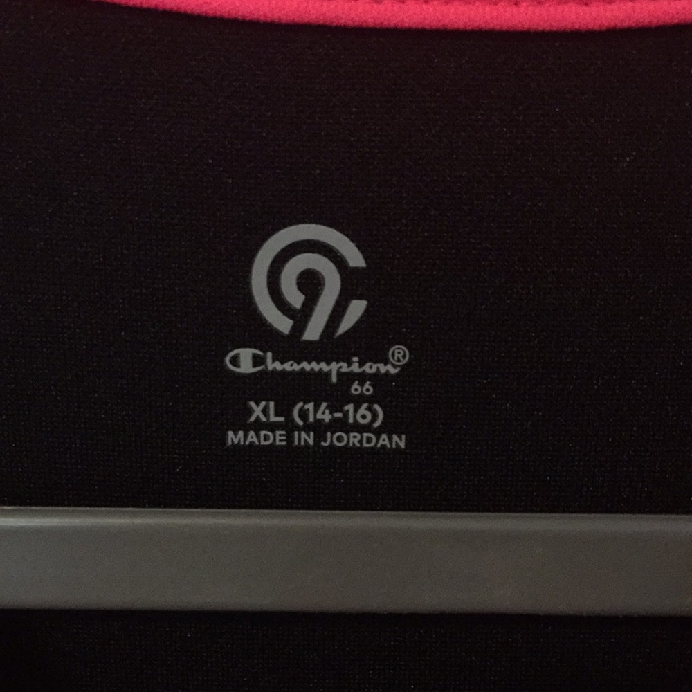 Champion pink and black jacket (worn once) - Picture 2 of 3
